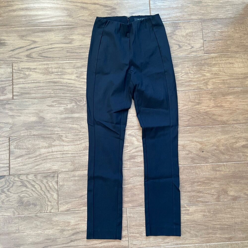 Rag & Bone Pants Women's Size 0 Black Simone Stretch